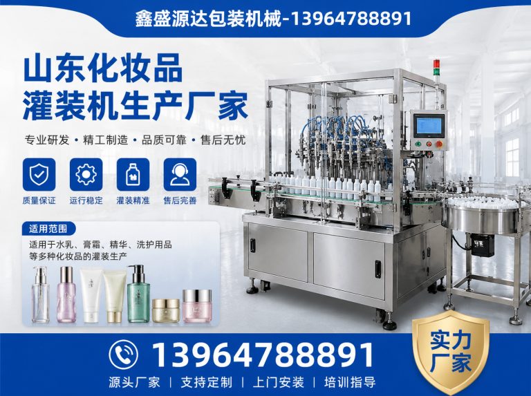 潍坊山东化妆品灌装机生产厂家展示图